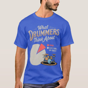 Camiseta Batera Sobre Bateria Tocando Música Instrumento 