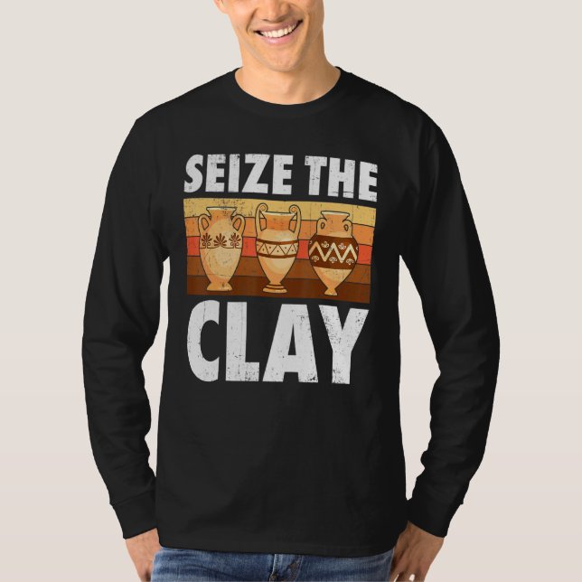 Camiseta Bateria Agarrar Os Artistas Cerâmicos Da Potência  (Frente)