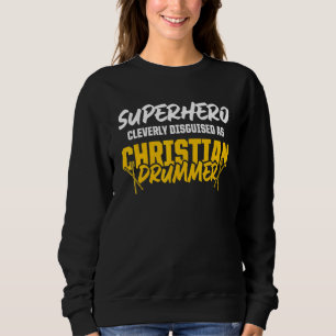 Camiseta Bateria Cristã Igreja Adoração Tocador de Bateria 