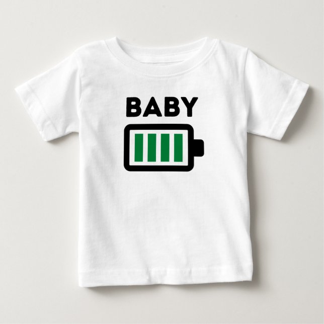 Camiseta Bateria de cheio bebê (Frente)