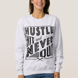 Camiseta Bateria de Hustle de Softball de Baseball e Nunca