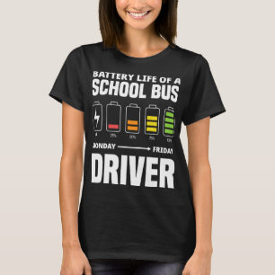 Camiseta Bateria De Um Motorista De Ônibus Engraçado Dr.