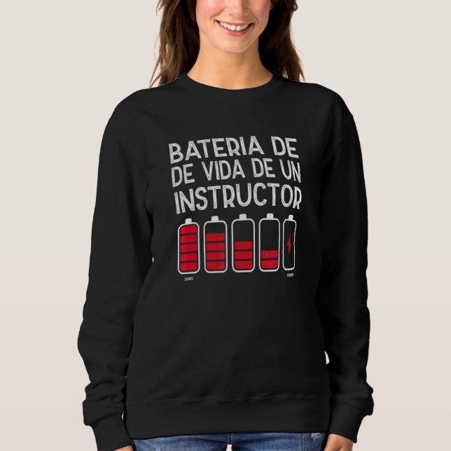 Camiseta Bateria De Vida De Um Instrutor 1 (Frente)