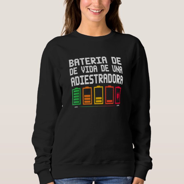 Camiseta Bateria De Vida De Uma Treinadora (Frente)