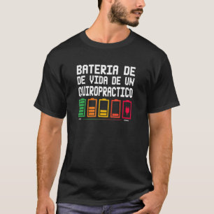 Camiseta Bateria De Vida De Un Quiropractico