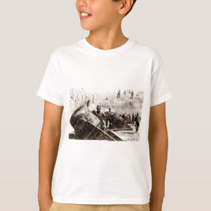 Camiseta Bateria do almofariz da guerra civil em Yorktown