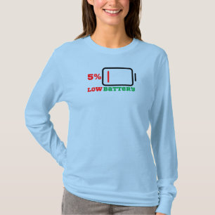 Camiseta Bateria fraca 5%