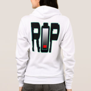 Camiseta Bateria RIP Bella+Canvas-Cheio-Zip Hoodie