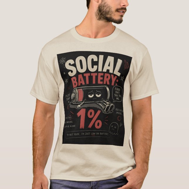 Camiseta Bateria Social: 1%  (Frente)