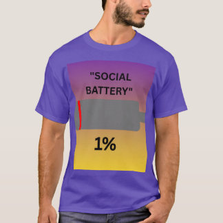 Camiseta Bateria Social 1 Porcento Baixa Gráfico Engraçado