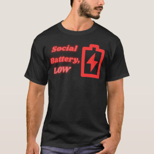 Camiseta Bateria Social Baixa Introvertido Engraçado Minima