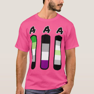 Camiseta Baterias aromáticas assexuadas de agender aromátic