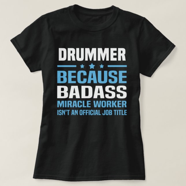 Camiseta Baterista (Frente do Design)