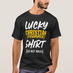 Camiseta Baterista Cristão Igreja Adoração Tocador de Bater