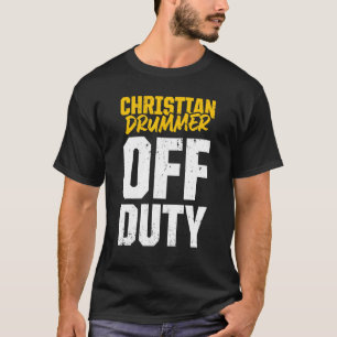 Camiseta Baterista Cristão Igreja Adoração Tocador de Bater