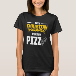 Camiseta Baterista Cristão Igreja Adoração Tocador de Bater
