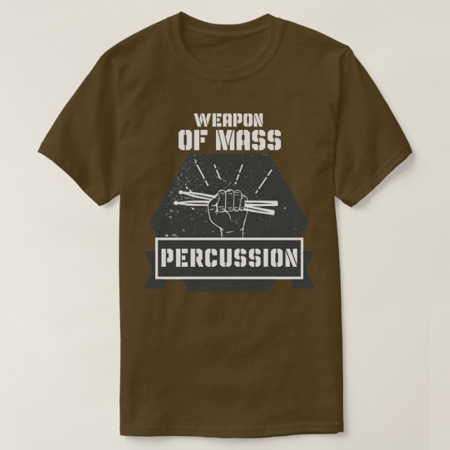 Camiseta Baterista de Percussão (Frente do Design)