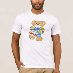 Camiseta Baterista do urso de ursinho