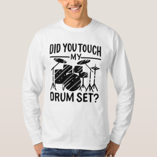 Camiseta Baterista - Meu Conjunto de Tambores
