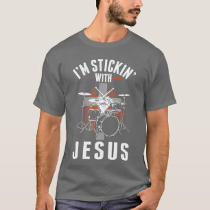 Camiseta Baterista Músico Religioso Tambor Amigo Cristão f