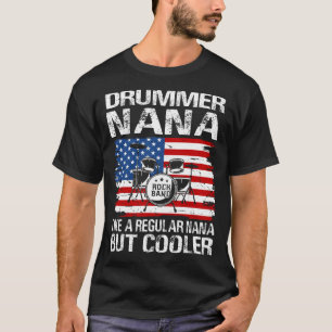 Camiseta Baterista NANA Como Uma NANA Normal Só Mais Fria