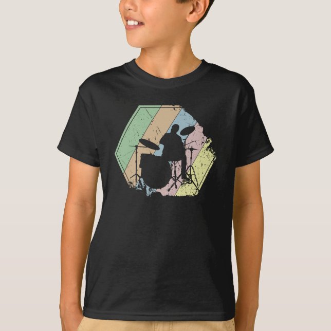 Camiseta Baterista Retro (Frente)