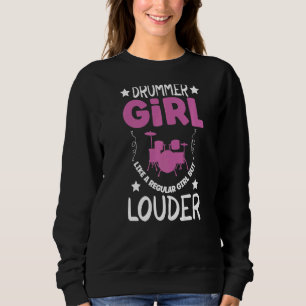 Camiseta Baterista Tambores Música Conjunto de Tambores Ins