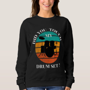 Camiseta Baterista Você Tocou Minha Bateria Percussão Tambo
