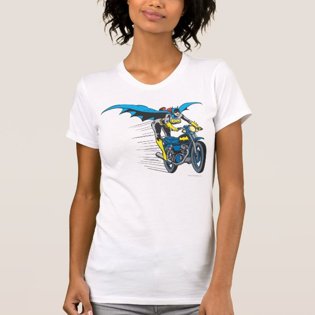 Camiseta Batgirl on Batcycle (Frente)