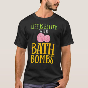 Camiseta Bath Bombas Fazer Bomba-Balão Lavanda