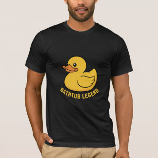 Camiseta Bathtub Legend – Minimalist Rubber Duck Streetwear