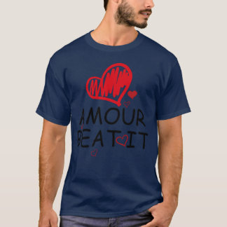 Camiseta batida de amor família