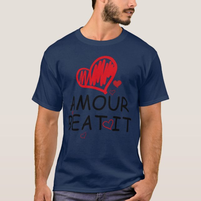 Camiseta batida de amor família (Frente)