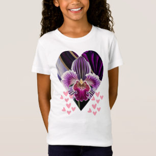 Camiseta Batida de Coração: Orquídea Adorava.