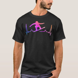 Camiseta Batida de Neve 80s 90s Retro Winter Snowboard