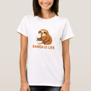 Camiseta Batida, Garrafa, Ramen, � Engraçado, Desenho De Bo