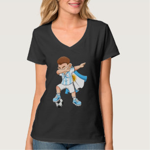 Camiseta Batidas de Futebol do Argentina Boy