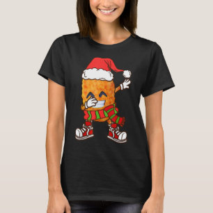 Camiseta Batidas De Galinha Gato Crianças De Natal Meninos