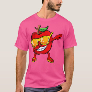 Camiseta Batidas De Maçã Óculos De Sol Design
