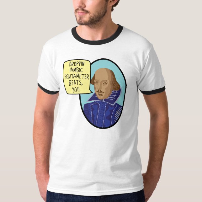 Camiseta Batidas do pentâmetro iâmbico (Frente)