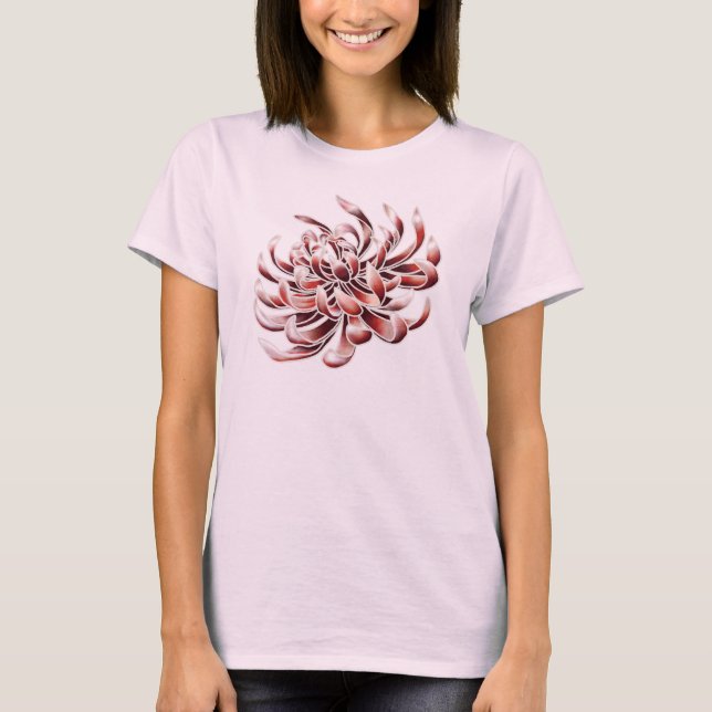 Camiseta Batik Chrysanthemum (Frente)