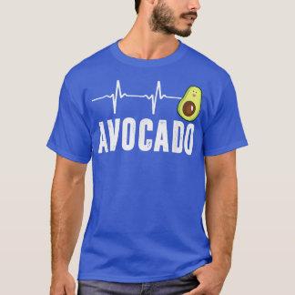 Camiseta Batimento Cardíaco Bonito Avocado, Vegan Para Home