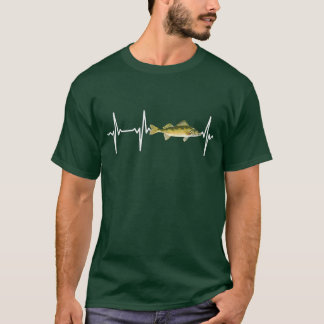 Camiseta Batimento cardíaco de Olho-de-Peixe para quem ama