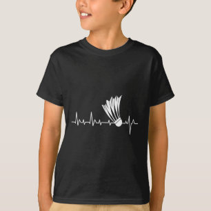 Camiseta Batimento Cardíaco de Shuttle - Jogador de Badmint
