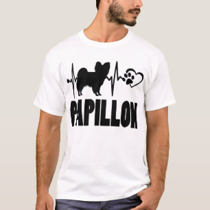 Camiseta Batimento cardíaco – Papillon - Melhor Amigo do Cã