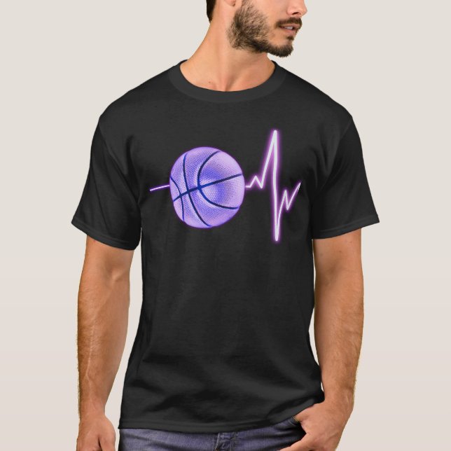 Camiseta Batimento de basquete - Mais novo Gif de Basquete  (Frente)