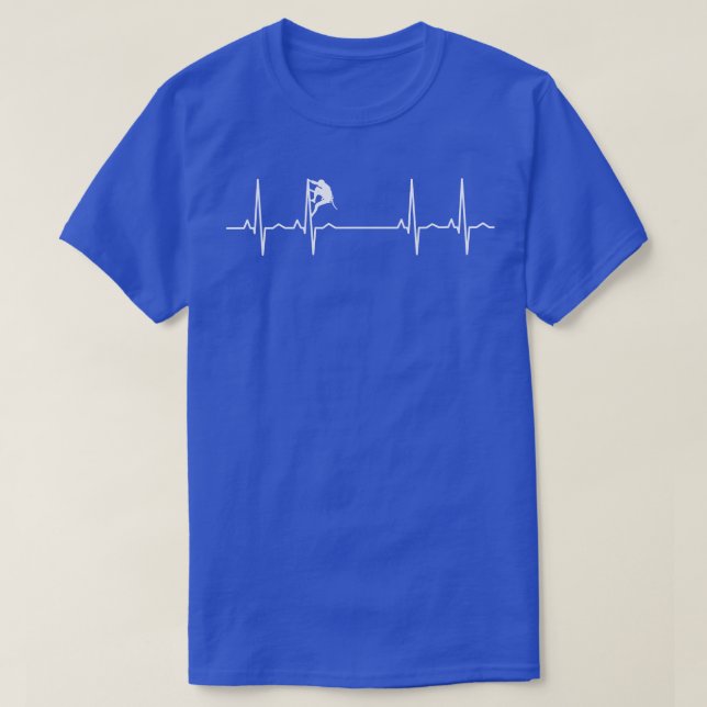 Camiseta Batimento de Coração de Escalada 4 (Frente do Design)