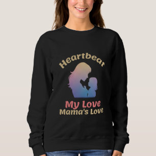 Camiseta Batimento do Meu Amor O Amor da Mamãe Maternidade