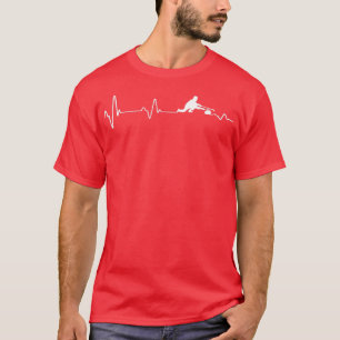 Camiseta Batimentos Cardíacos Curvados Ekg Pulso Curvatura 