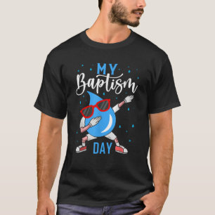 Camiseta Batismo Batizado de Batismo aos Cristãos que Dava